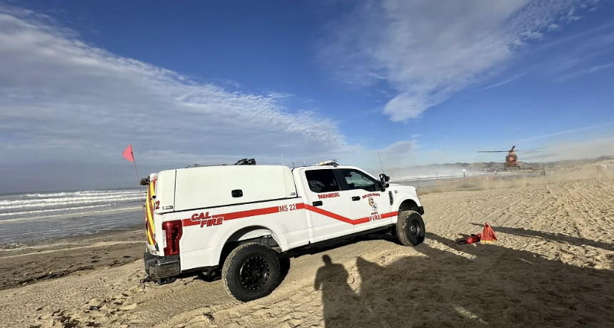 High Surf hits the Central Coast amidst winter elements