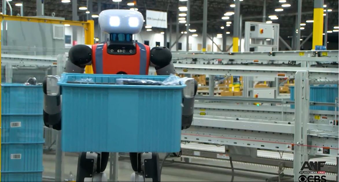 Humanoid robot tested at Spanx warehouse, United States. News