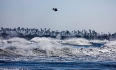 Storm debris fills the Rio Del Mar neighborhood of Aptos in Santa Cruz County.