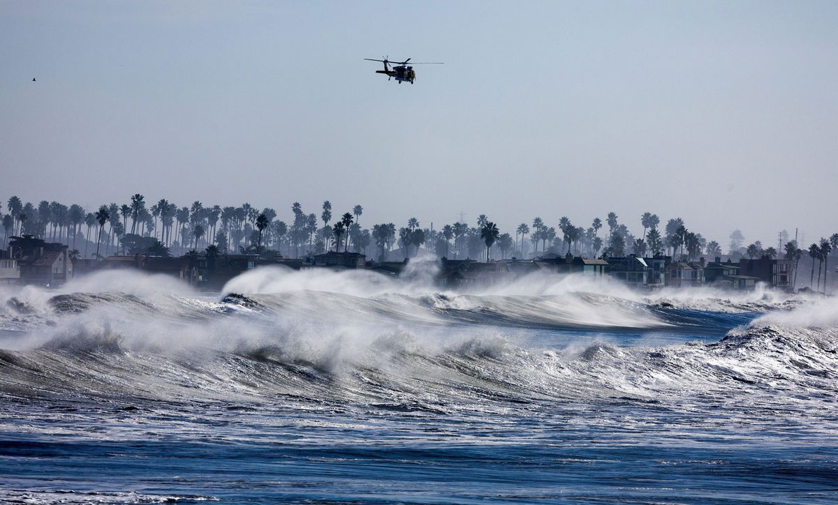 More monster waves will collide with the California coast after injuring onlookers and causing serious flooding