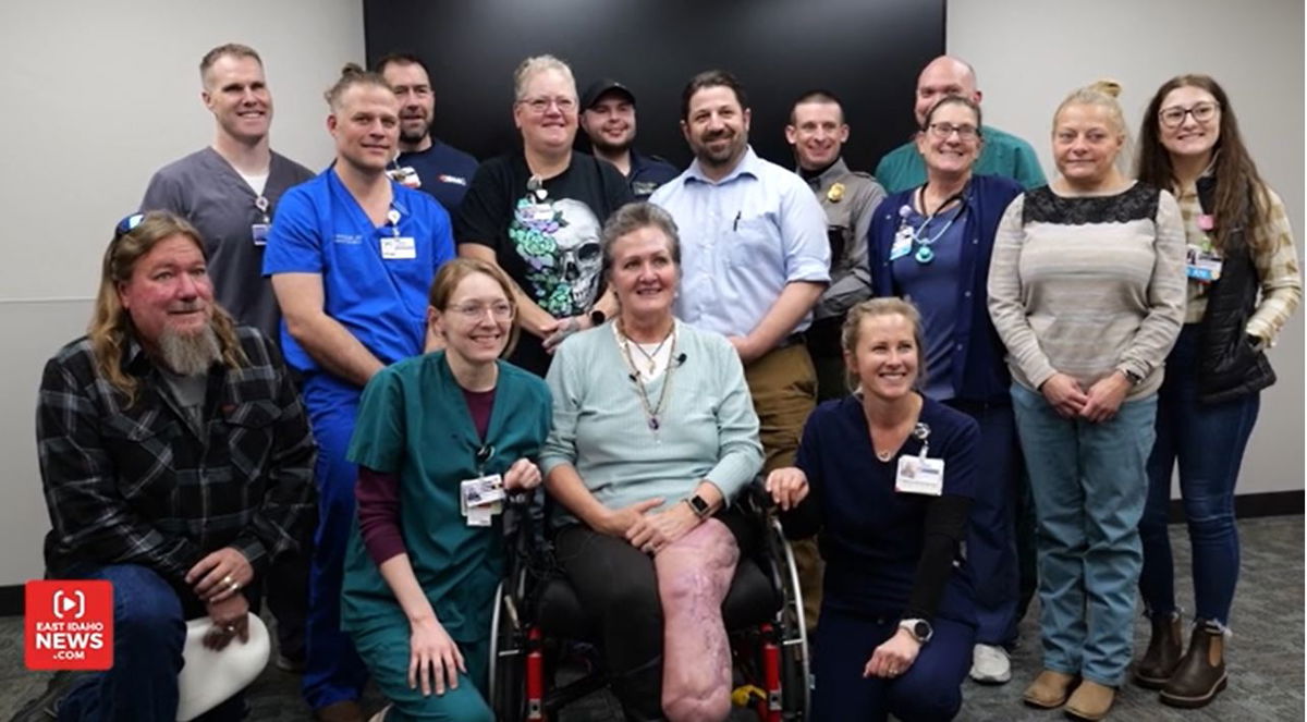 <i></i><br/>A woman who was hit by a drunk driver in Grand Teton National Park returned to Idaho Falls to visit the team who saved her life. It was an opportunity rarely afforded medical personnel.