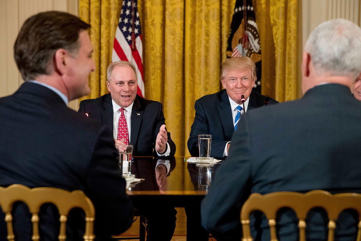House Majority Leader Steve Scalise endorses Trump for president