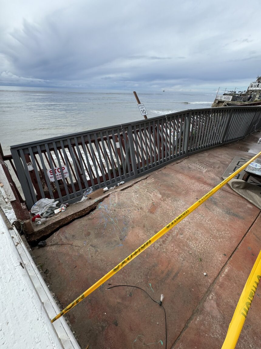 More than 45 people evacuated due to cliff erosion in Isla Vista ...