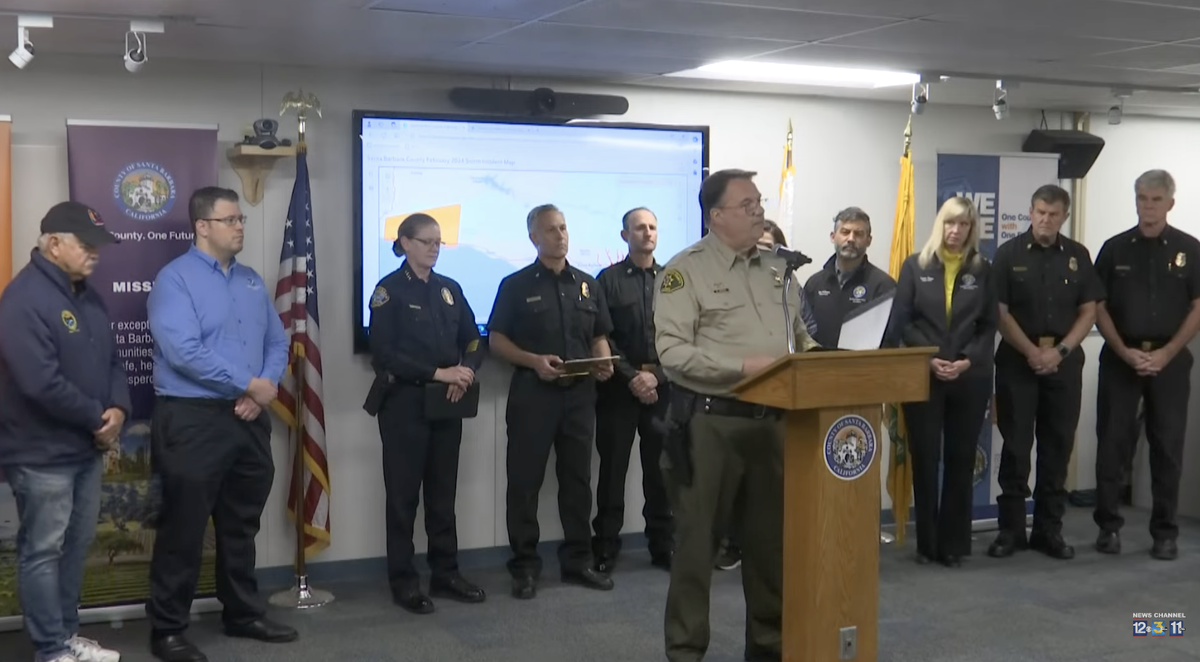 Santa Barbara County leaders issue EVACUATION ORDERS in press ...