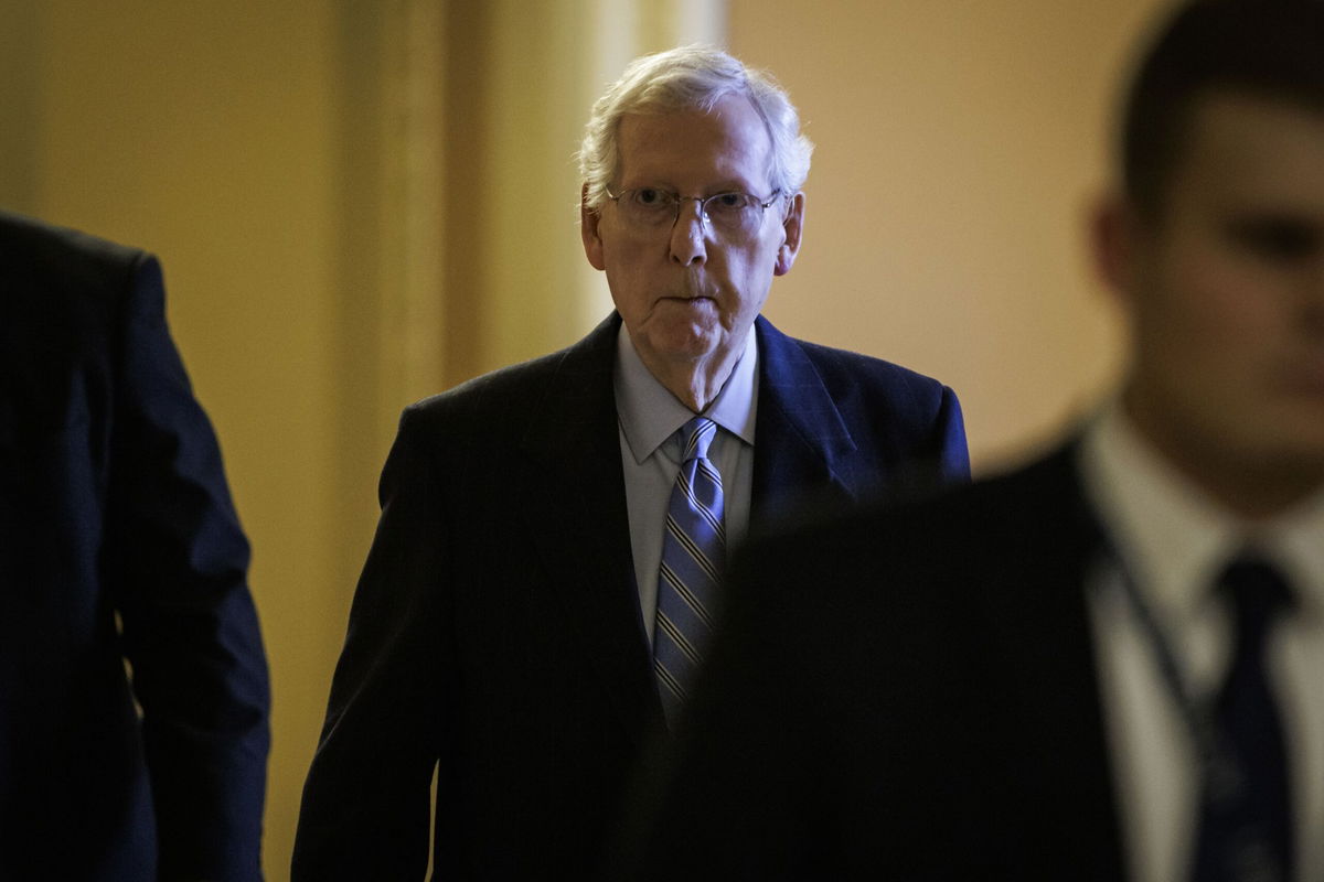 Mitch McConnell to step down from GOP leadership position in the Senate