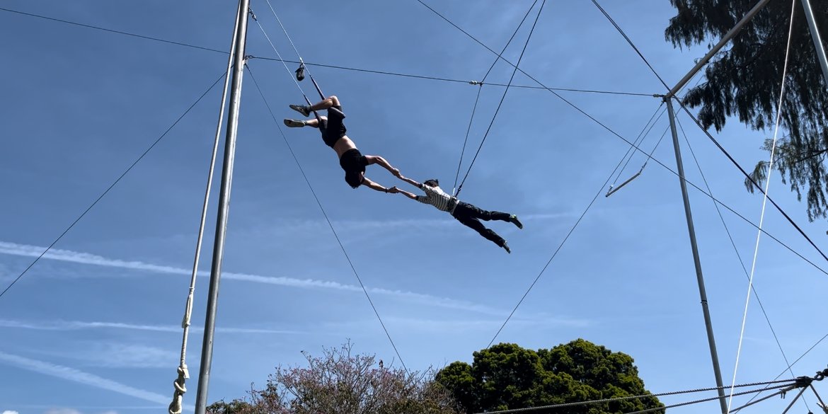 Santa Barbara Trapeze Co. hosts 2nd annual egg hunt for Easter Sunday.