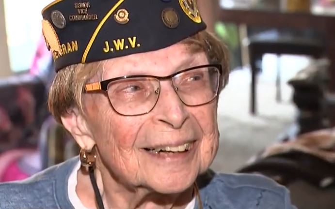 <i>KYW via CNN Newsource</i><br/>May Brill is making sure female veterans are remembered and recognized.