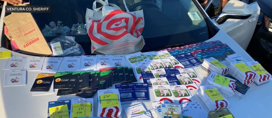 <i>VENTURA COUNTY/KCAL/KCBS via CNN Newsource</i><br/>Ventura County detectives with the region's retail theft task force arrested two suspected Chinese nationals for allegedly carrying out a sophisticated gift card scam.