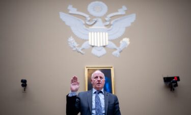 EcoHealth Alliance President Dr. Peter Daszak is sworn in during a House Select Subcommittee hearing on the Coronavirus Pandemic on May 1.