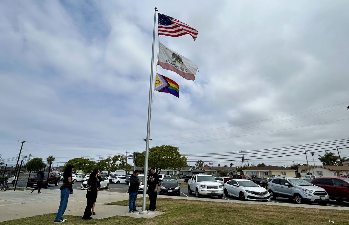 Hueneme High School raises flag in honor of Pride Month ...Middle East