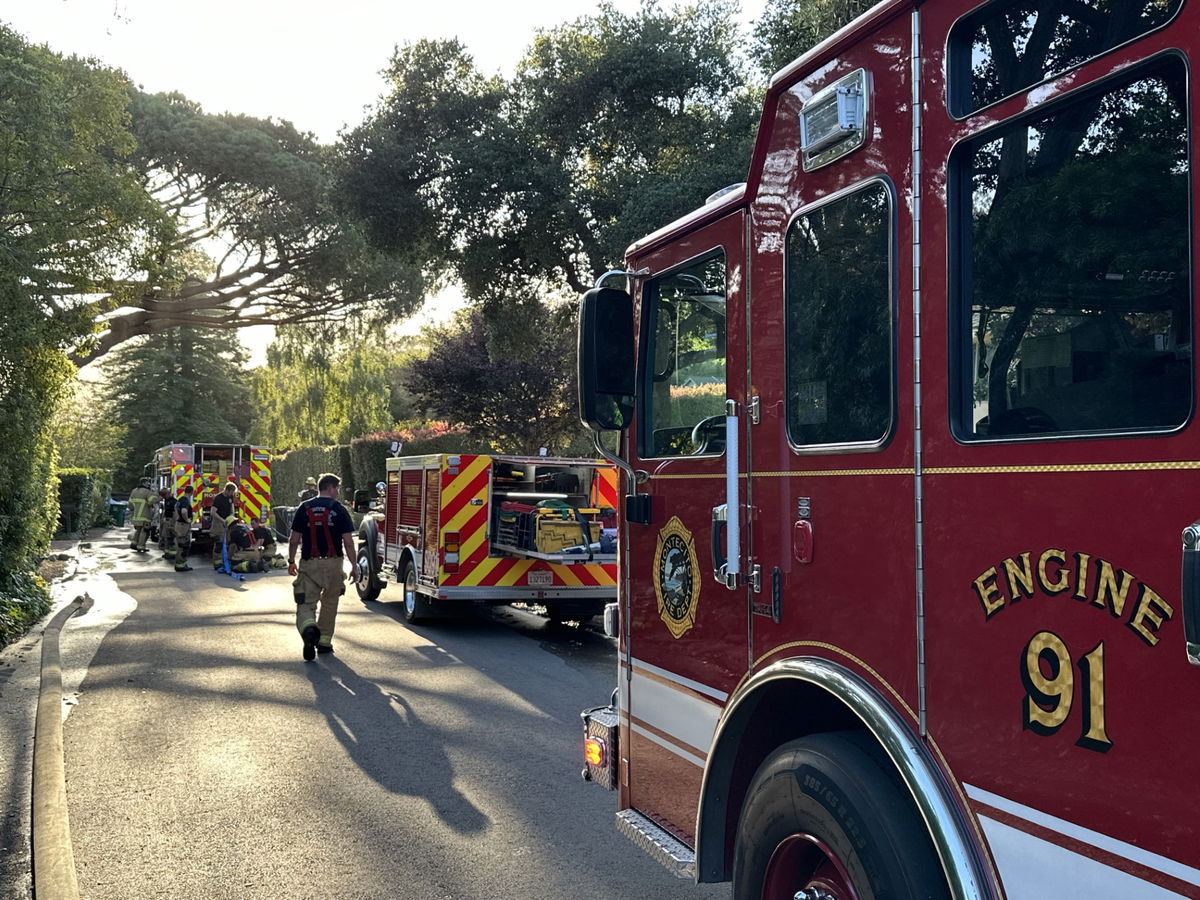 Structure Fire In Montecito On Thursday Caused By An Electrical Issue 