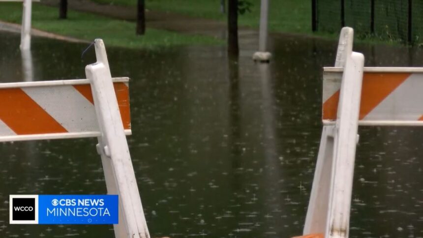 <i>WCCO via CNN Newsource</i><br/>Heavy rainfall across the state on Tuesday night left hundreds of campers stranded at a northern Minnesota campground.