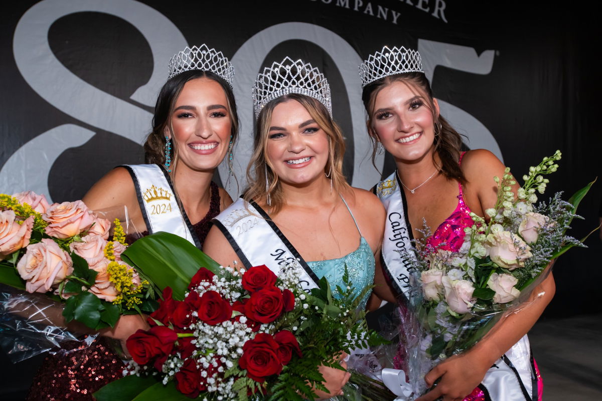 Pageant Winners (from left to right) Logan Rutherford, Megan Pagnini, and Ashlee Holt