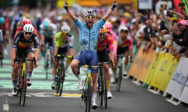 Mark Cavendish made history with his 35th Tour de France stage win.