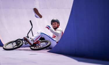 José Torres Gil won BMX park freestyle gold at the Paris Olympics.