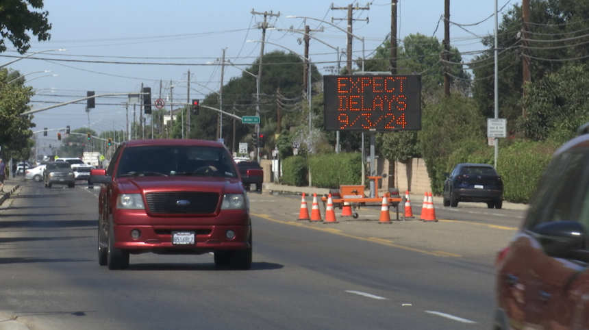 Santa Maria road repairs