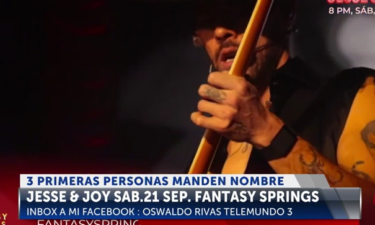 Concurso Jesse & Joy Fantasy Springs Resort Casino Sabado 21 de Septiembre