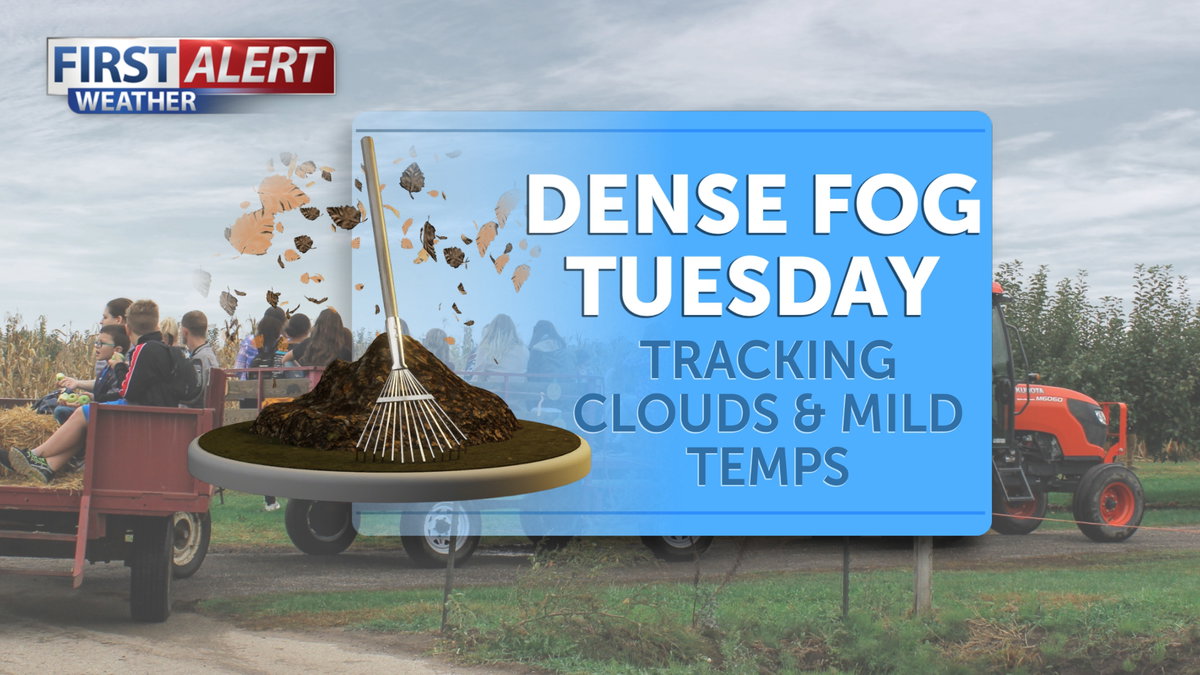 Foggy first week of fall, mild & warm Tuesday