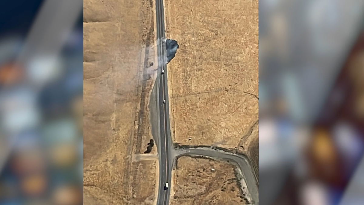 Fire crews responding to quarter-acre vegetation fire along Highway 46 east of Cholame