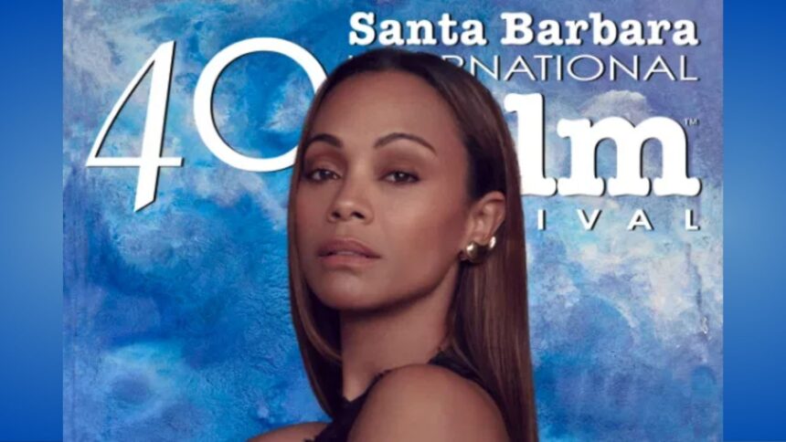 Zoe Saldaña receives American Riviera Award at Santa Barbara International Film Festival
