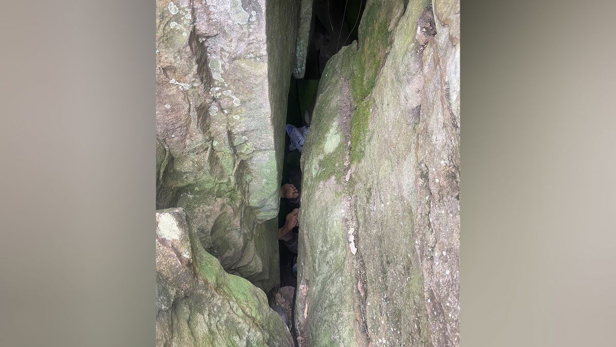 Woman Wedged Upside Down Between Rocks For 7 Hours After Trying To ...