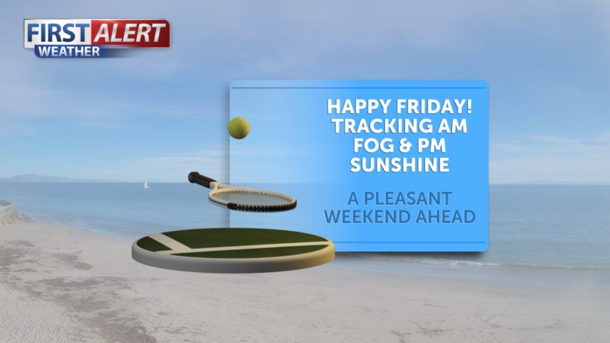 Better clearing Friday, mild and breezy day
