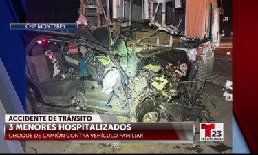 Tres menores de edad hospitalizados tras un accidente aparatoso al sur de Salinas