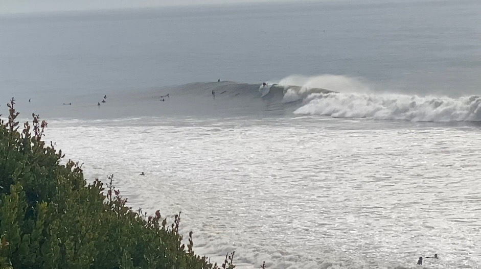 Surf’s up along the coast