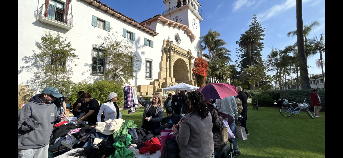 Warm clothing distributed to those who are housing insecure going into the winter months