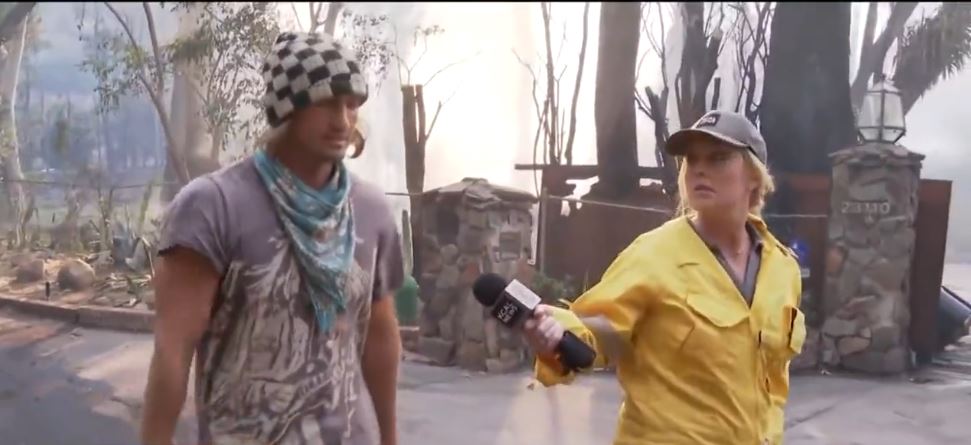 Malibu resident stops Franklin Fire from burning his home and helps neighbors save their houses