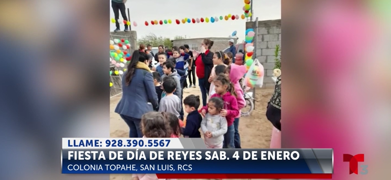 Se invita a Donar para Fiesta de Niños en San Luis, RCS