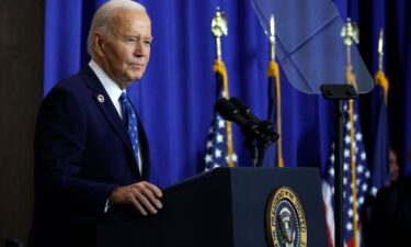 WU.S. President Joe Biden speaks at the Department of Labor on December 16