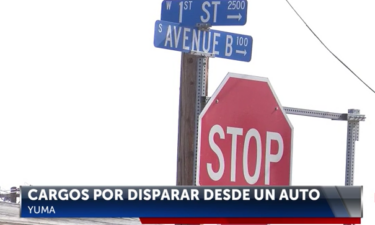 Hombre enfrenta cargos por disparar desde un Auto en Yuma