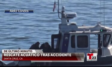 Rescate acuático en Santa Cruz