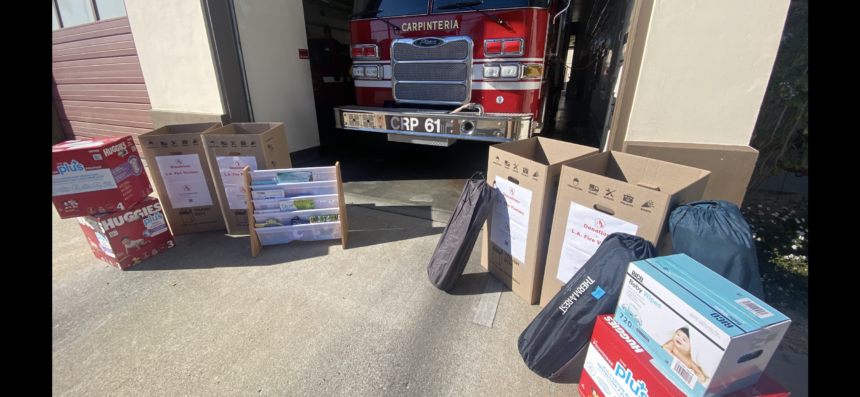 Firefighters group raising donations for Los Angeles fire victims and also unfunded needs for fire personnel