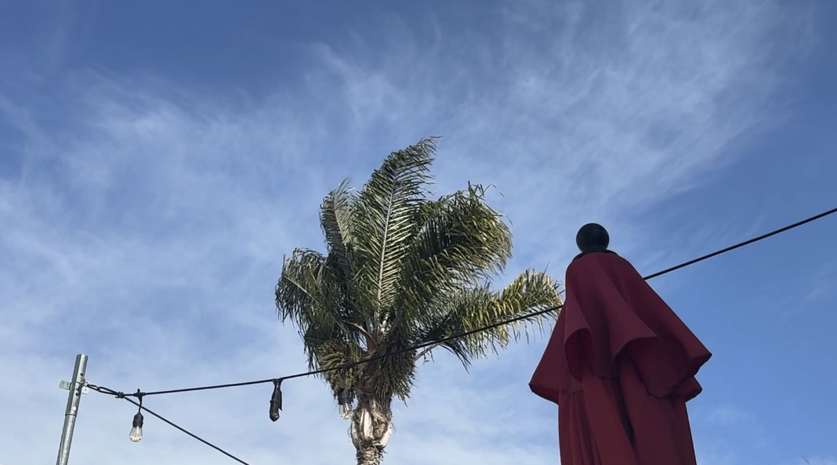 Breezy wind conditions in Ventura County