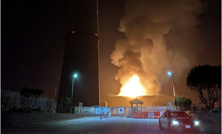 Actualizaciones: Incendio en la Planta de Energía de Moss Landing provoca cierre de escuelas, carreteras, e interrupción de correo