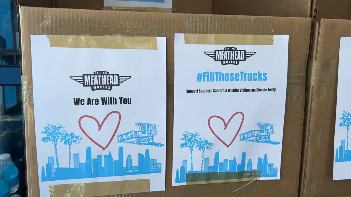 Meathead Movers runs a relief drive for L.A. fire victims called 