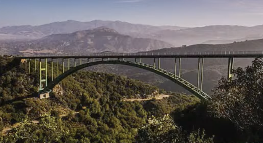 The Cold Spring Canyon Bridge in Santa Barbara County is now a historic landmark.