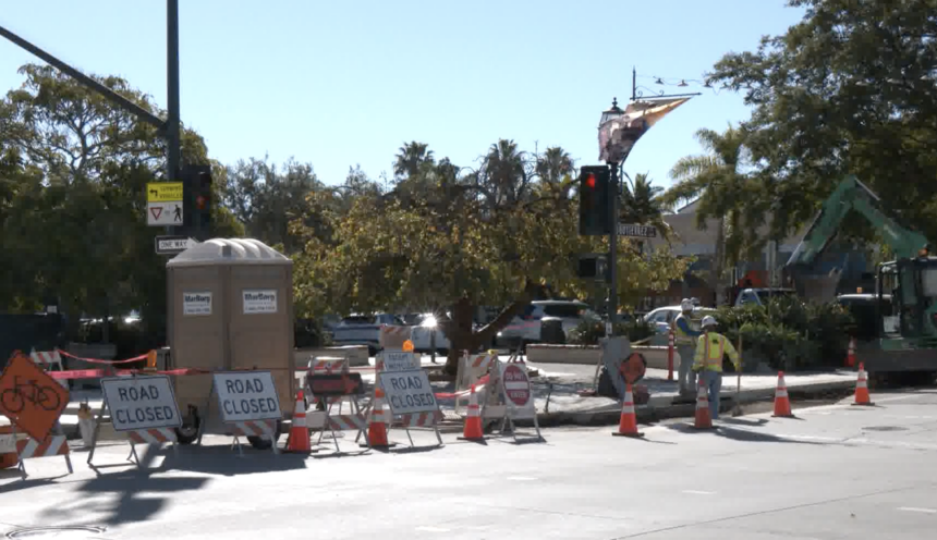State Street is closed in one direction for undercrossing work
