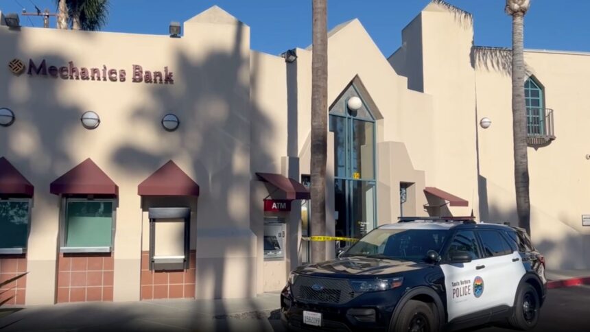 Man suspected for armed robbery at Mechanics Bank in Santa Barbara Tuesday