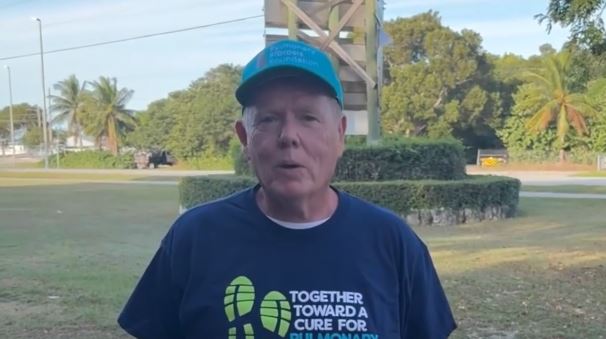 <i>WFTX via CNN Newsource</i><br/>A 68-year-old Naples man is walking 106 miles through the Florida Keys to raise awareness about a life-threatening lung disease