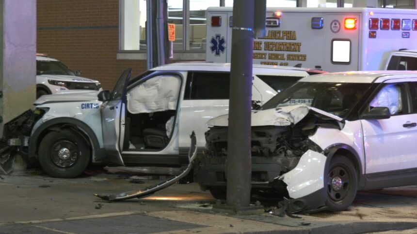 Multiple officers hospitalized after responding to illegal car meetup