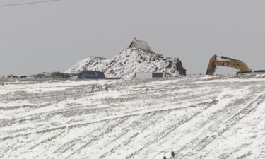 Police confirmed to 7 News Detroit that they're currently searching a Macomb County landfill in connection to the case of missing Warren mother Ashley Elkins.