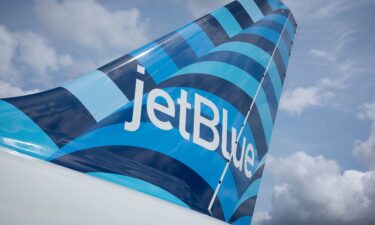 This file image of a JetBlue aircraft was taken in July 2024. Two people were found dead in the wheel well of a JetBlue plane from New York City after it landed at Fort Lauderdale-Hollywood International Airport