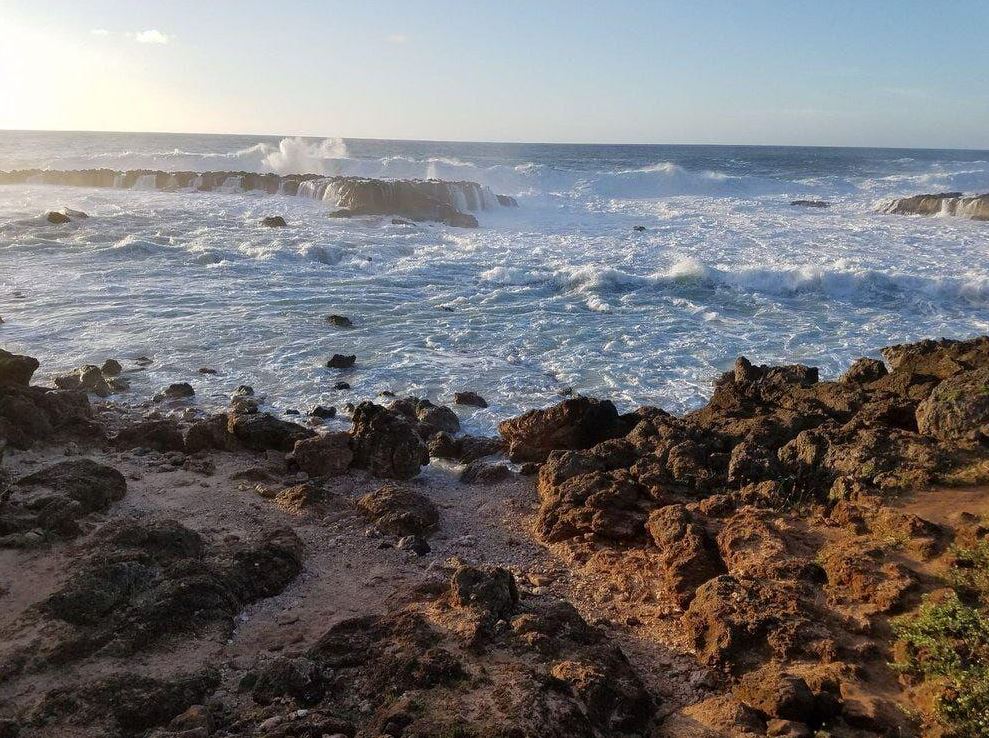 <i>KITV via CNN Newsource</i><br/>The missing teens' belongings were found at Ke iki beach on the North Shore of Oahu Saturday morning.