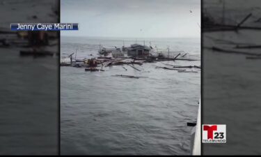 DE ÚLTIMO MINUTO: Parte del muelle de Santa Cruz se ha derrumbado