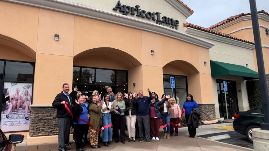 Santa Maria Chamber of Commerce cuts ribbon on Apricot Lane
