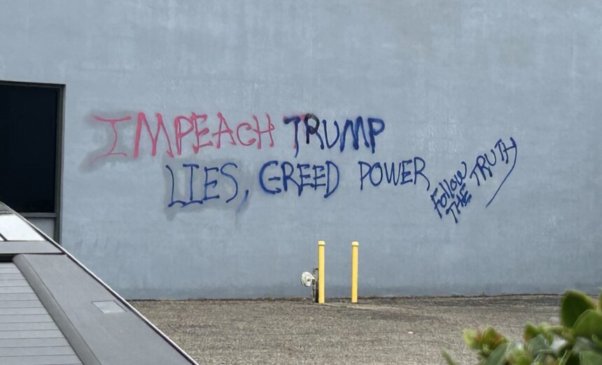 Santa Barbara Tesla dealership targeted by graffiti vandals