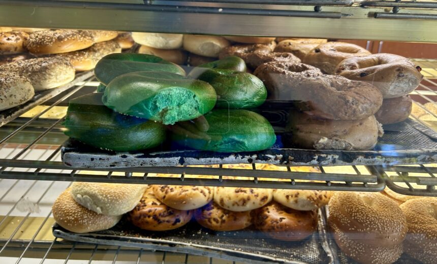 Green bagels are back as a St. Patrick’s Day treat
